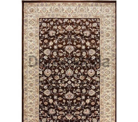 Высокоплотный ковер Royal Esfahan 3046A Brown-Cream Купить в интернет магазине ДомоМода Высокоплотный ковер Royal Esfahan 3046A Brown-Cream - высокое качество по лучшей цене в Украине